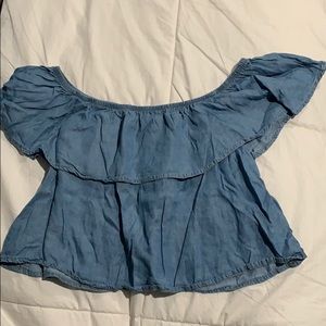 Jean blouse